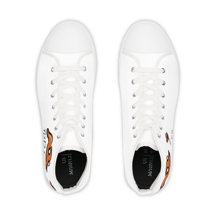 Men's High Top Sneakers (White Lightning Edition)