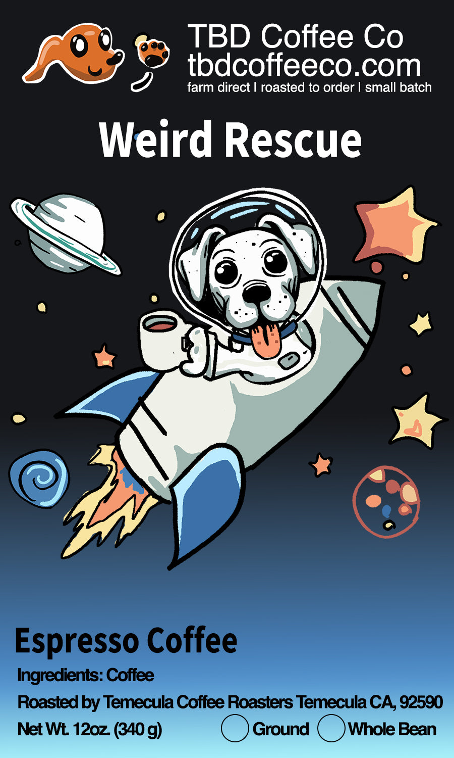 Weird Rescue Espresso | Fundraiser