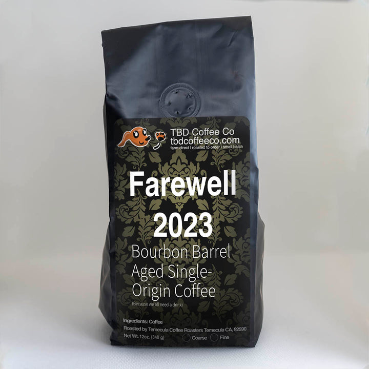 Farewell 2023 | Bourbon Barrel Aged Single Origin Coffee