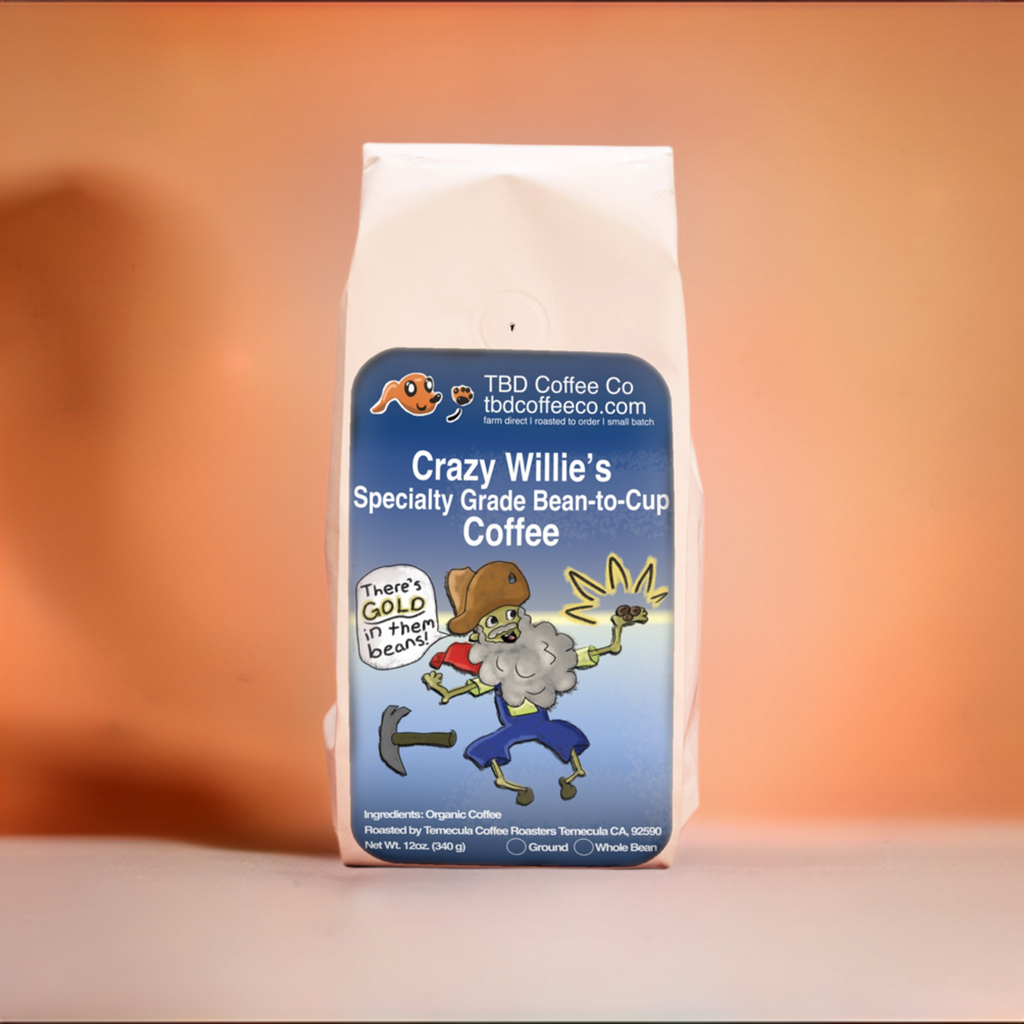 Crazy Willie's Specialty Grade Organic Blonde Bean to Cup Coffee