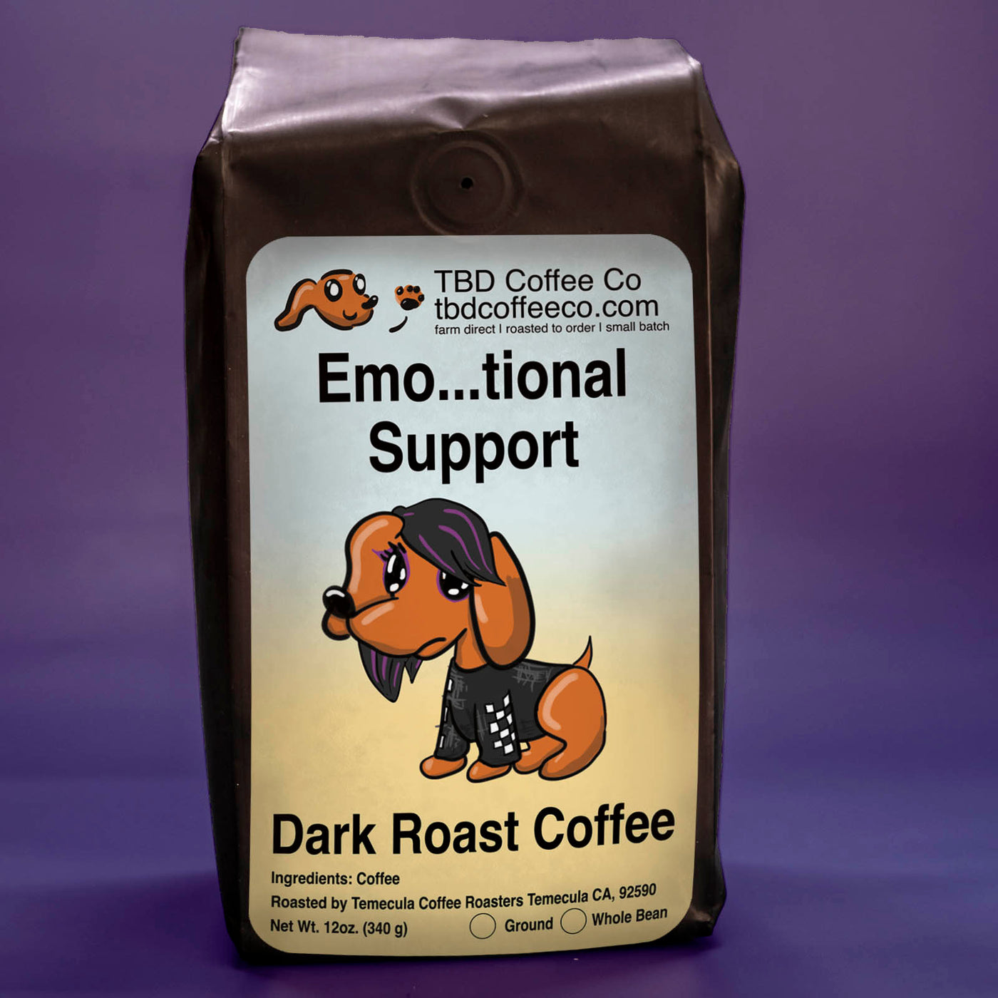 Emo...tional Support Dark Roast Coffee